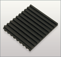 Anti Vibration Pads - Ribbed Mounting Pad 